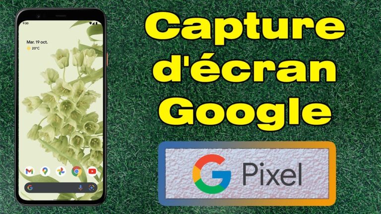 Révélation exclusive : Les secrets de la capture d&#8217;écran Google Pixel 6 dévoilés !