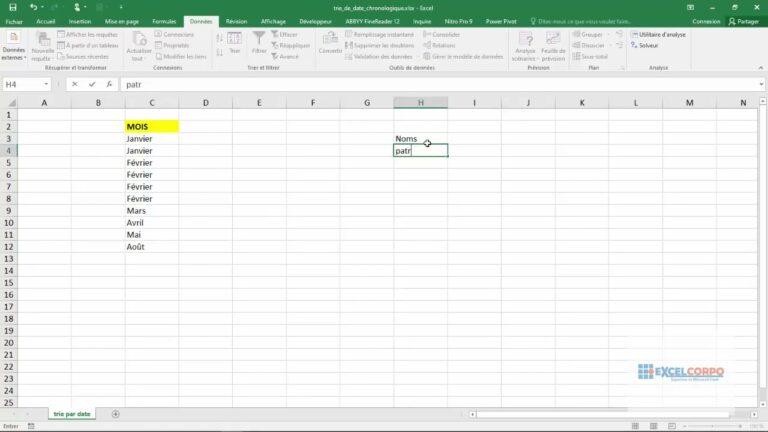 Trier par date sur Excel : La méthode ultime pour organiser vos données en un instant !